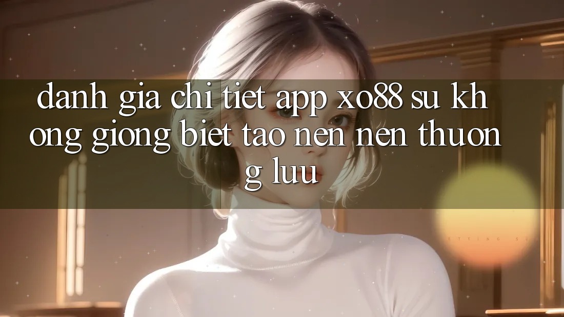 Đánh Giá Chi Tiết App XO88: Sự Không giống Biệt Tạo nên Nên Thượng lưu