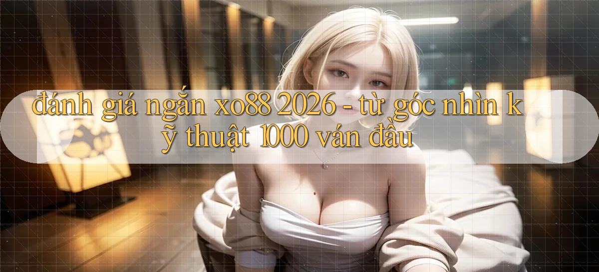 đánh giá ngắn xo88 2026   từ góc nhìn kỹ thuật 1000 ván đầu