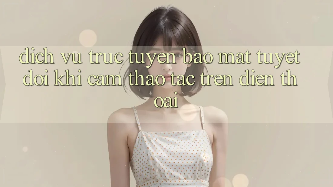 Dịch vụ trực tuyến Bảo Mật Tuyệt Đối Khi Cảm thao tác Trên Điện Thoại
