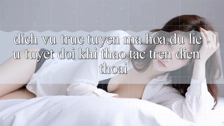 Dịch vụ trực tuyến Mã hóa dữ liệu Tuyệt Đối Khi Thao tác Trên Điện Thoại Dịch vụ trực tuyến Mã hóa dữ liệu Tuyệt Đối Khi Thao tác Trên Điện Thoại