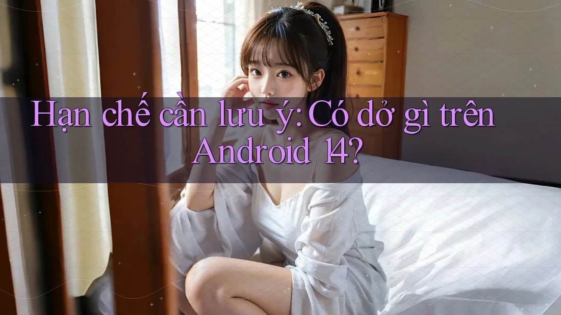 Hạn chế cần lưu ý: Có dở gì trên Android 14?