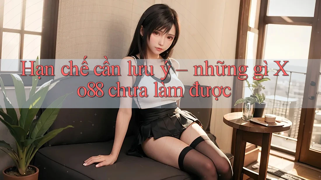 Hạn chế cần lưu ý – những gì Xo88 chưa làm được