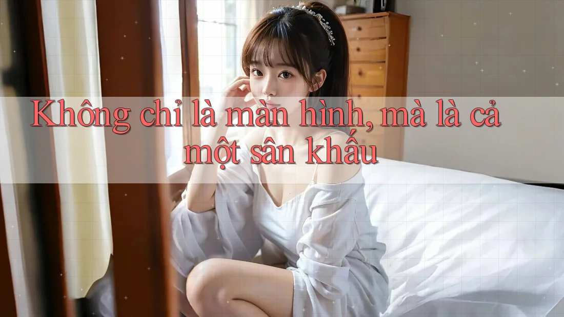 Không chỉ là màn hình, mà là cả một sân khấu