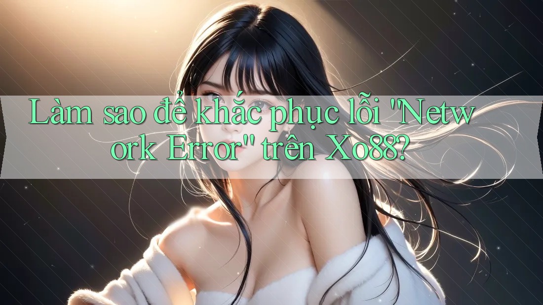 Làm sao để khắc phục lỗi “Network Error” trên Xo88?