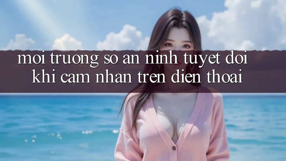 Môi trường số An ninh Tuyệt Đối Khi Cảm nhận Trên Điện Thoại