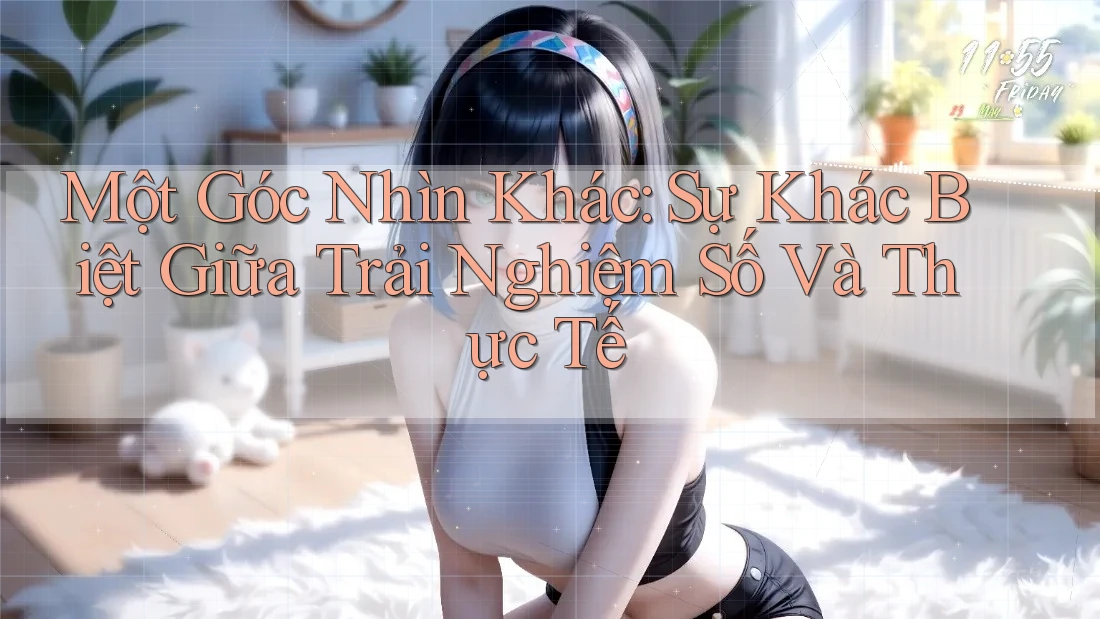 Một Góc Nhìn Khác: Sự Khác Biệt Giữa Trải Nghiệm Số Và Thực Tế