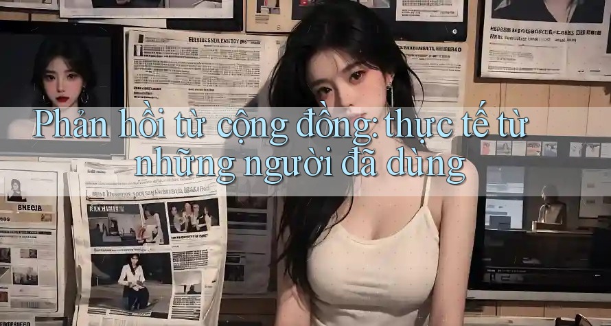 Phản hồi từ cộng đồng: thực tế từ những người đã dùng Phản hồi từ cộng đồng: thực tế từ những người đã dùng