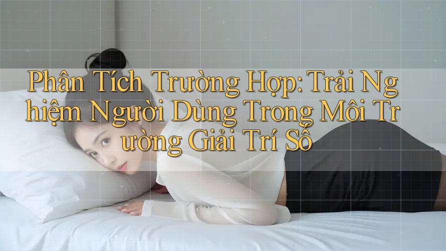 Phân Tích Trường Hợp: Trải Nghiệm Người Dùng Trong Môi Trường Giải Trí Số