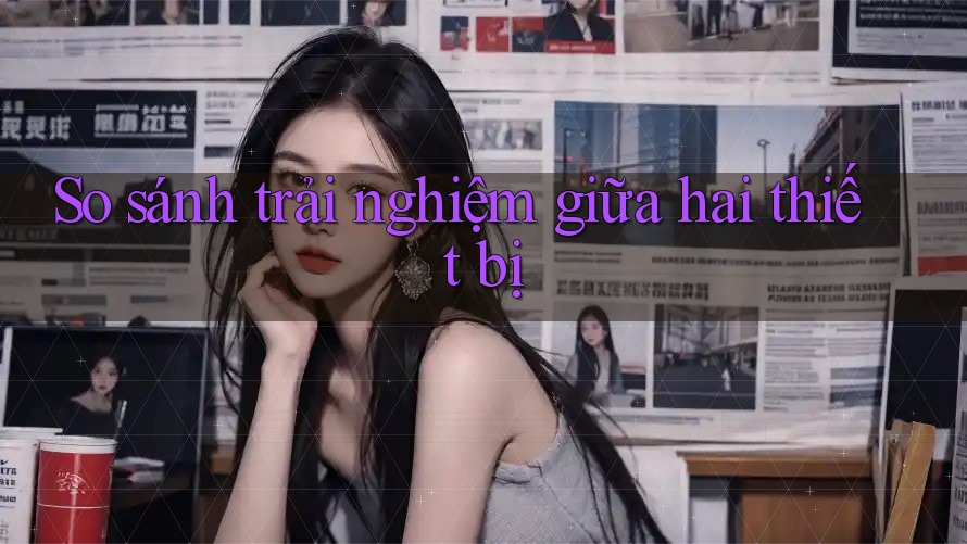 So sánh trải nghiệm giữa hai thiết bị So sánh trải nghiệm giữa hai thiết bị
