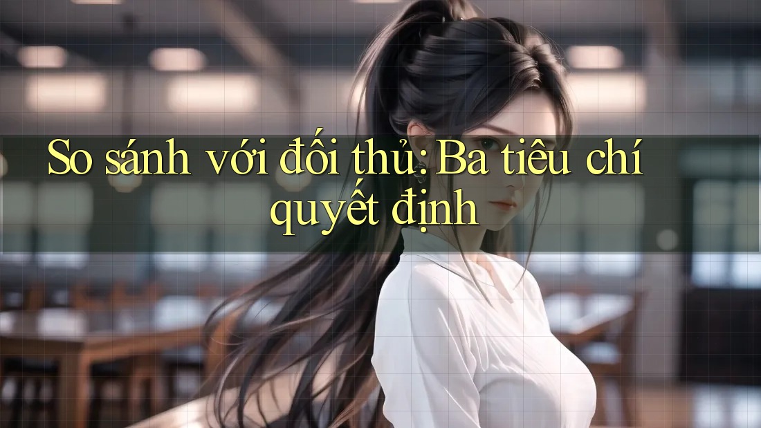 So sánh với đối thủ: Ba tiêu chí quyết định