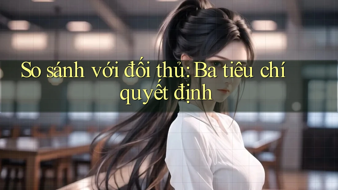So sánh với đối thủ: Ba tiêu chí quyết định