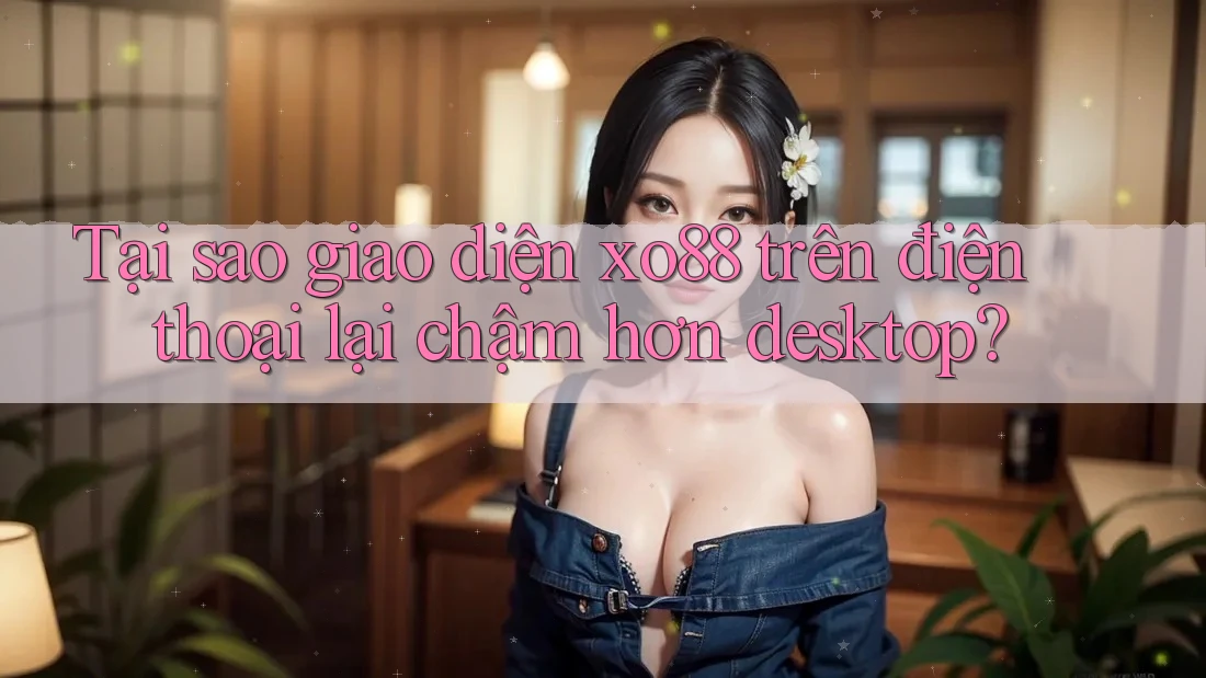 Tại sao giao diện xo88 trên điện thoại lại chậm hơn desktop?