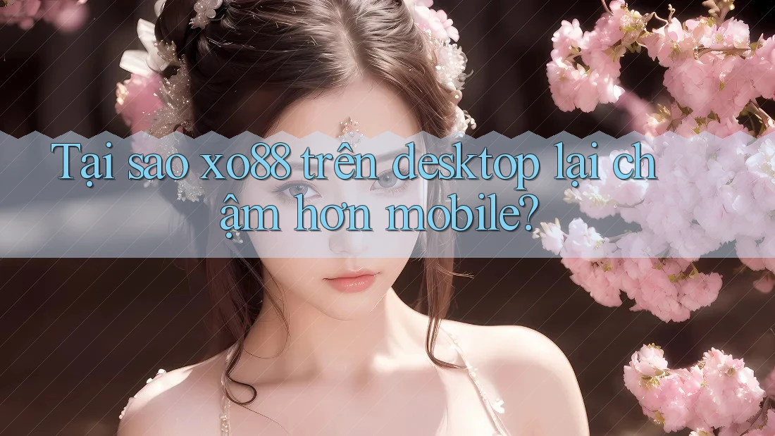 Tại sao xo88 trên desktop lại chậm hơn mobile? Tại sao xo88 trên desktop lại chậm hơn mobile?