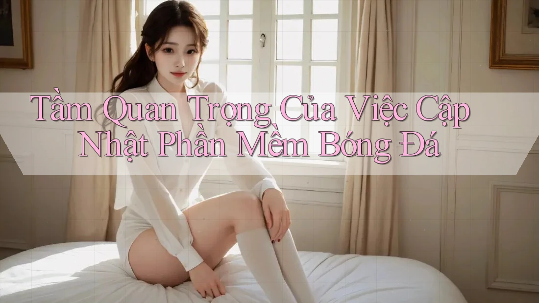 Tầm Quan Trọng Của Việc Cập Nhật Phần Mềm Bóng Đá Tầm Quan Trọng Của Việc Cập Nhật Phần Mềm Bóng Đá