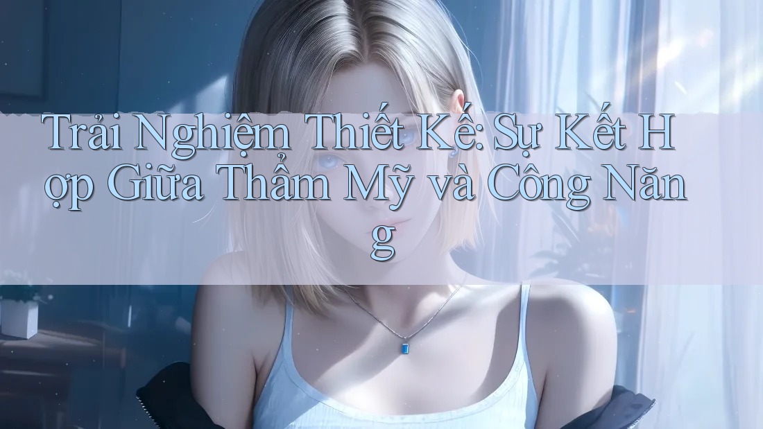 Trải Nghiệm Thiết Kế: Sự Kết Hợp Giữa Thẩm Mỹ và Công Năng