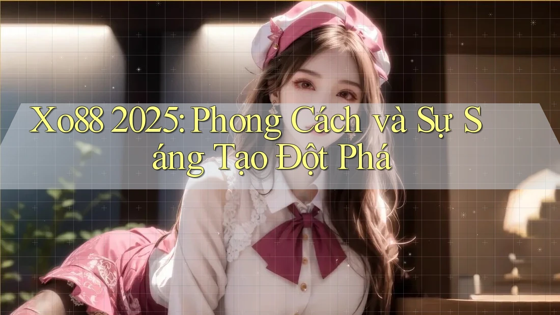 Xo88 2025: Phong Cách và Sự Sáng Tạo Đột Phá