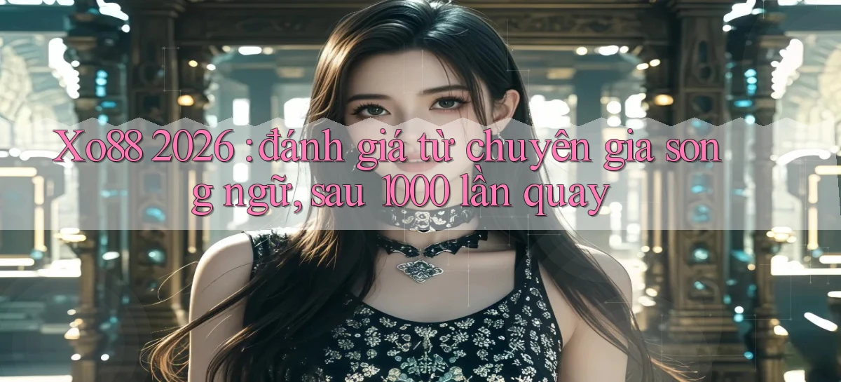 Xo88 2026 đánh giá từ chuyên gia song ngữ, sau 1000 lần quay