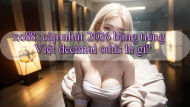 xo88 cập nhật 2026 bằng tiếng Việt decimal odds là gì