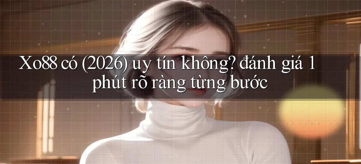 Xo88 có (2026) uy tín không đánh giá 1 phút rõ ràng từng bước