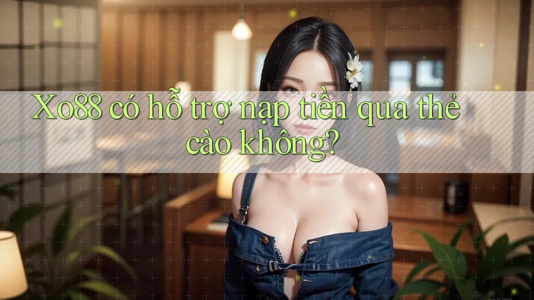 Xo88 có hỗ trợ nạp tiền qua thẻ cào không?